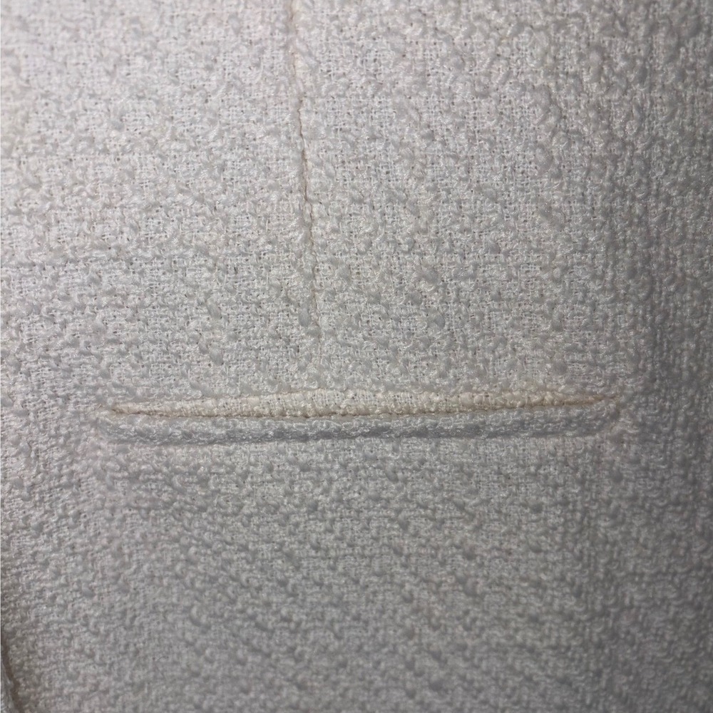 Abercrombie & Fitch Mara Tweed Vest Mini Dress White Size L - Picture 9 of 12